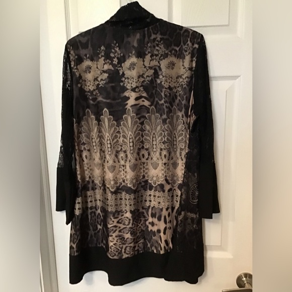 Plus Size Variations Dressy Top - Picture 2 of 4